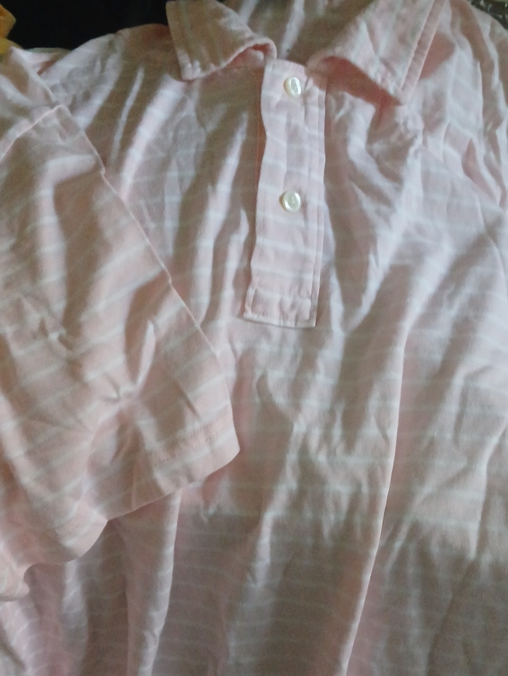 J. Crew Light Pink Striped Polo